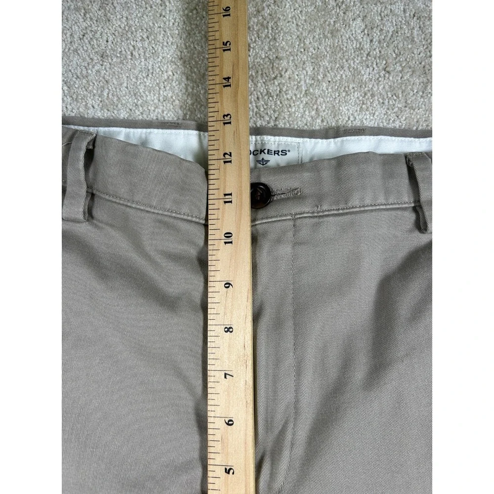 Dockers Mens Size 38X34 Straight Fit Beige Khaki Dress Pants‎